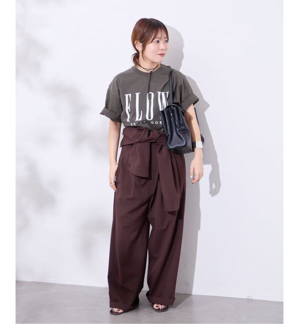 JOURNAL STANDARD「《予約》FLOW LOGO TEE」|Tシャツ・カットソー|