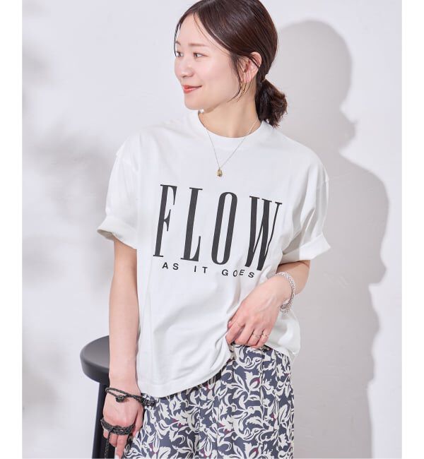 JOURNAL STANDARD「《予約》FLOW LOGO TEE」|Tシャツ・カットソー|