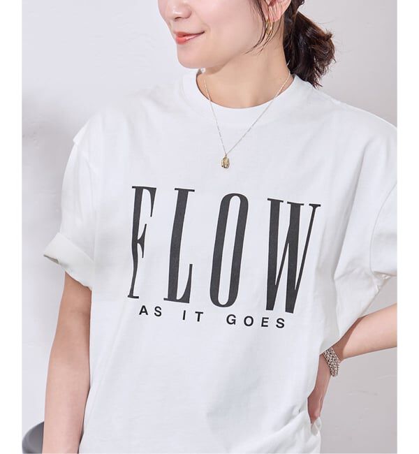 JOURNAL STANDARD「《予約》FLOW LOGO TEE」|Tシャツ・カットソー|