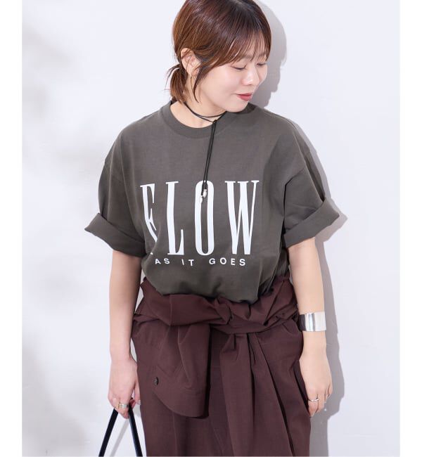 JOURNAL STANDARD「《予約》FLOW LOGO TEE」|Tシャツ・カットソー|