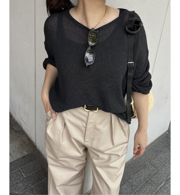 JOURNAL STANDARD「《追加予約》ペーパーヤーンカノコルーズプルオーバー」|ニット・セーター|