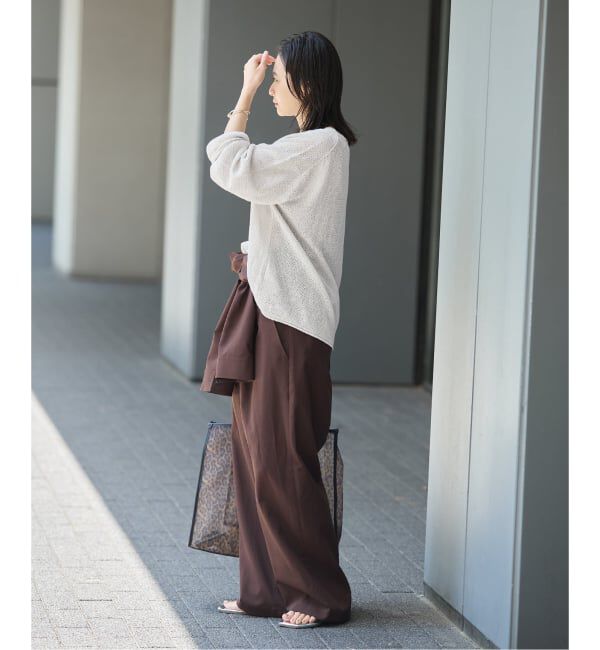 JOURNAL STANDARD「《追加予約》ペーパーヤーンカノコルーズプルオーバー」|ニット・セーター|