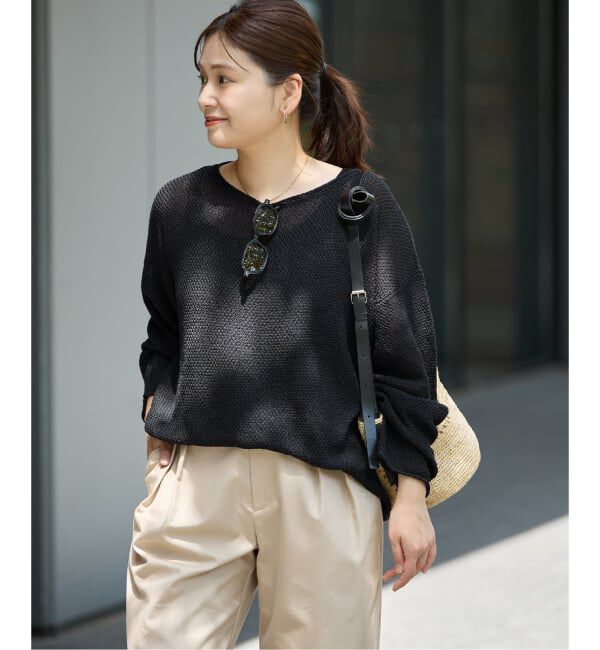 JOURNAL STANDARD「《追加予約》ペーパーヤーンカノコルーズプルオーバー」|ニット・セーター|