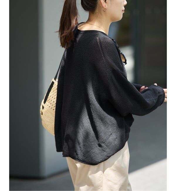 JOURNAL STANDARD「《追加予約》ペーパーヤーンカノコルーズプルオーバー」|ニット・セーター|