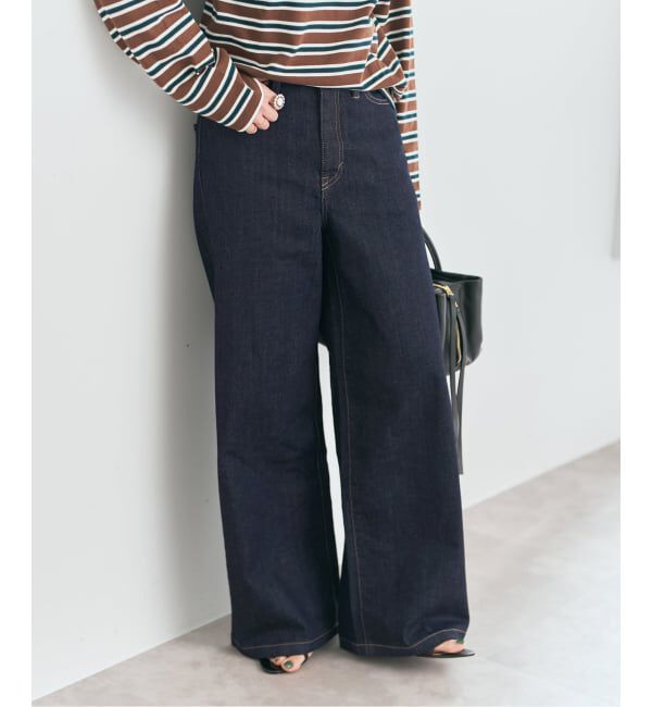 Spick and Span「SOMETHING / サムシング 別注 NEW LISA WIDE*」|デニム|