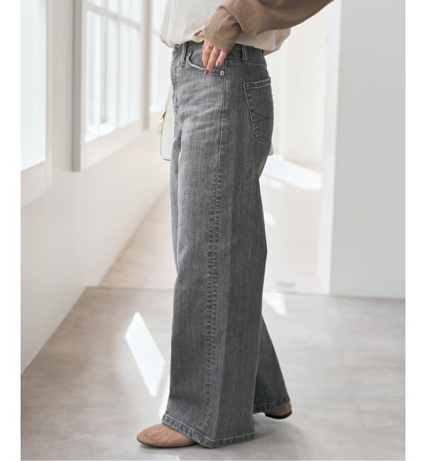 Spick and Span「SOMETHING / サムシング 別注 NEW LISA WIDE*」|デニム|