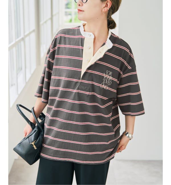 Spick and Span「《予約》melple / メイプル Seaview Rugger Shirt」|Tシャツ・カットソー|