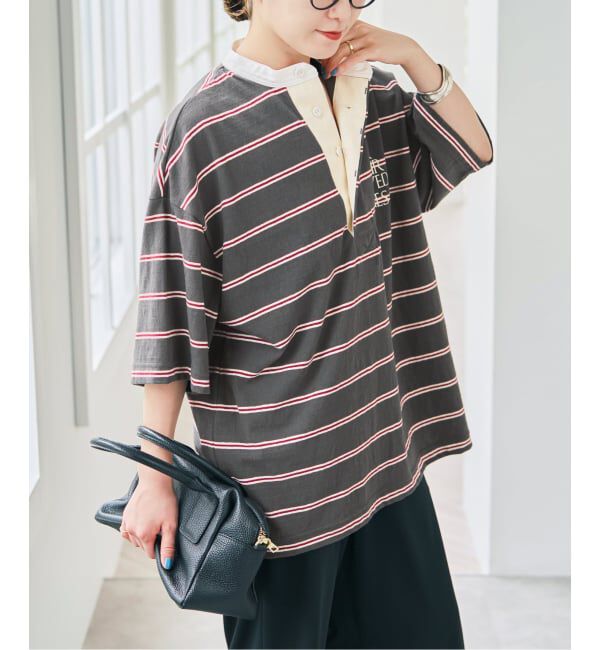 Spick and Span「《予約》melple / メイプル Seaview Rugger Shirt」|Tシャツ・カットソー|