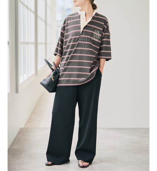 Spick and Span「《予約》melple / メイプル Seaview Rugger Shirt」|Tシャツ・カットソー|