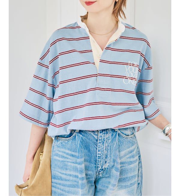 Spick and Span「《予約》melple / メイプル Seaview Rugger Shirt」|Tシャツ・カットソー|