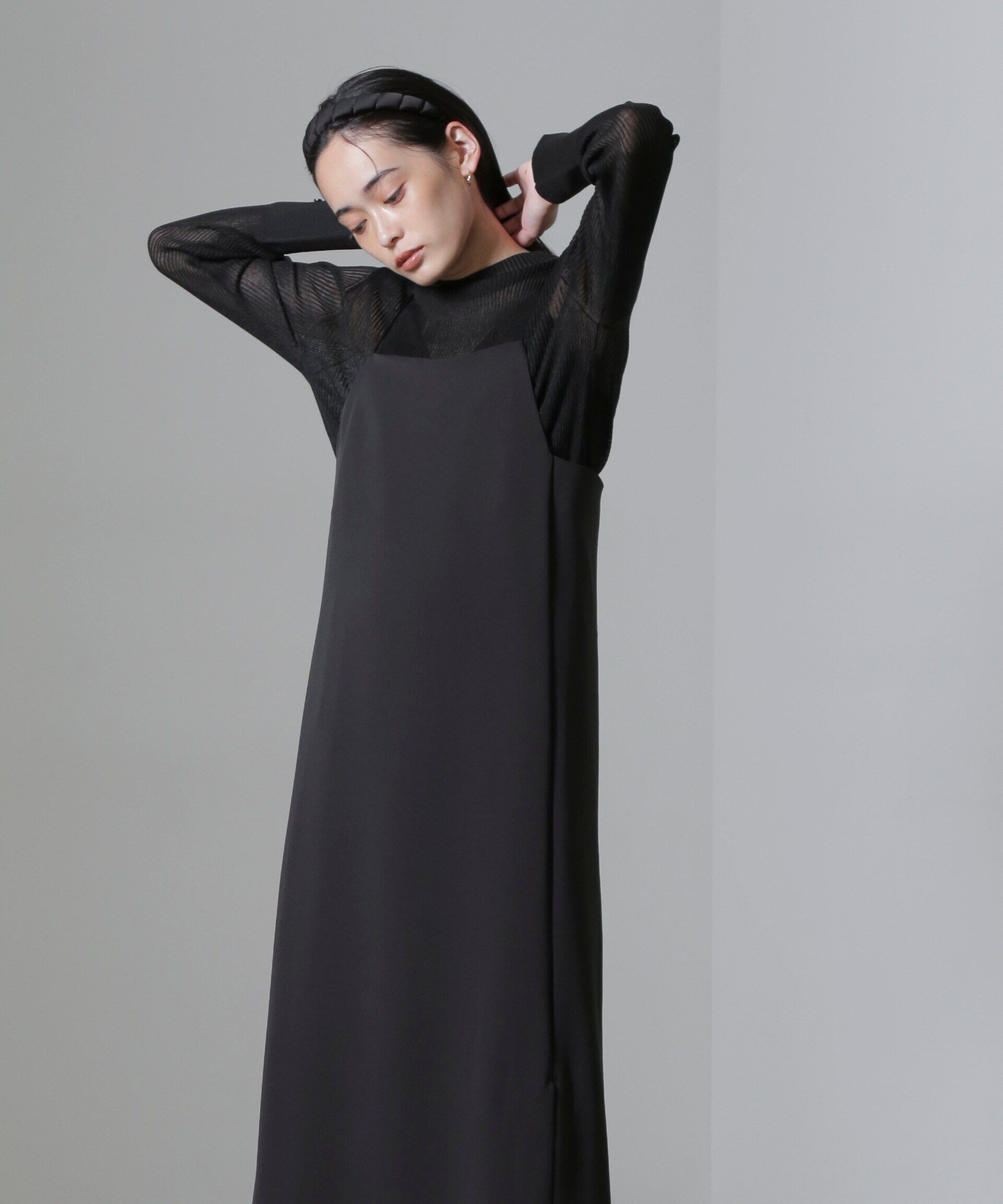 nano･universe「スクエアネックキャミワンピース(セットアップ可)」|ワンピース|