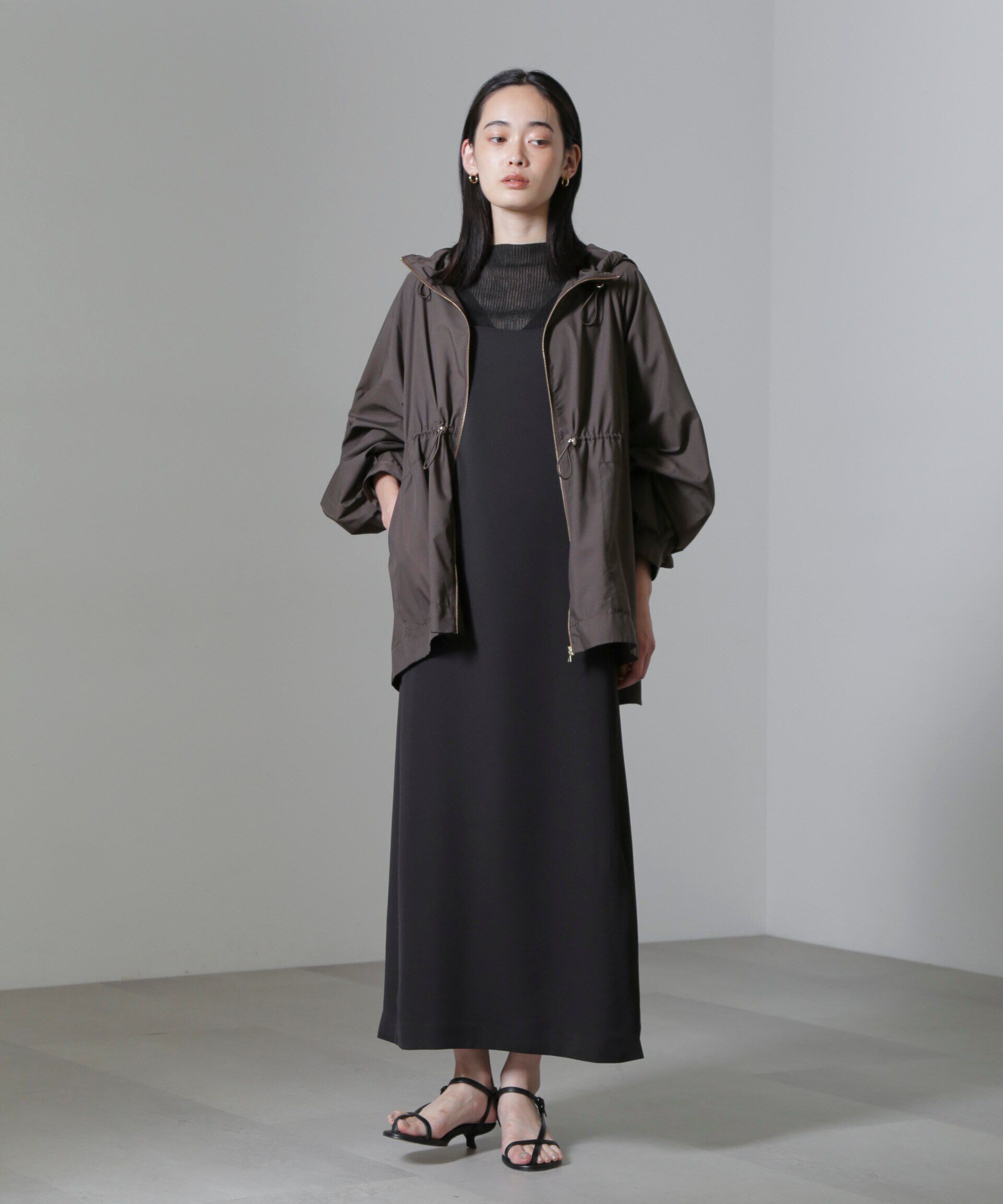 nano･universe「スクエアネックキャミワンピース(セットアップ可)」|ワンピース|