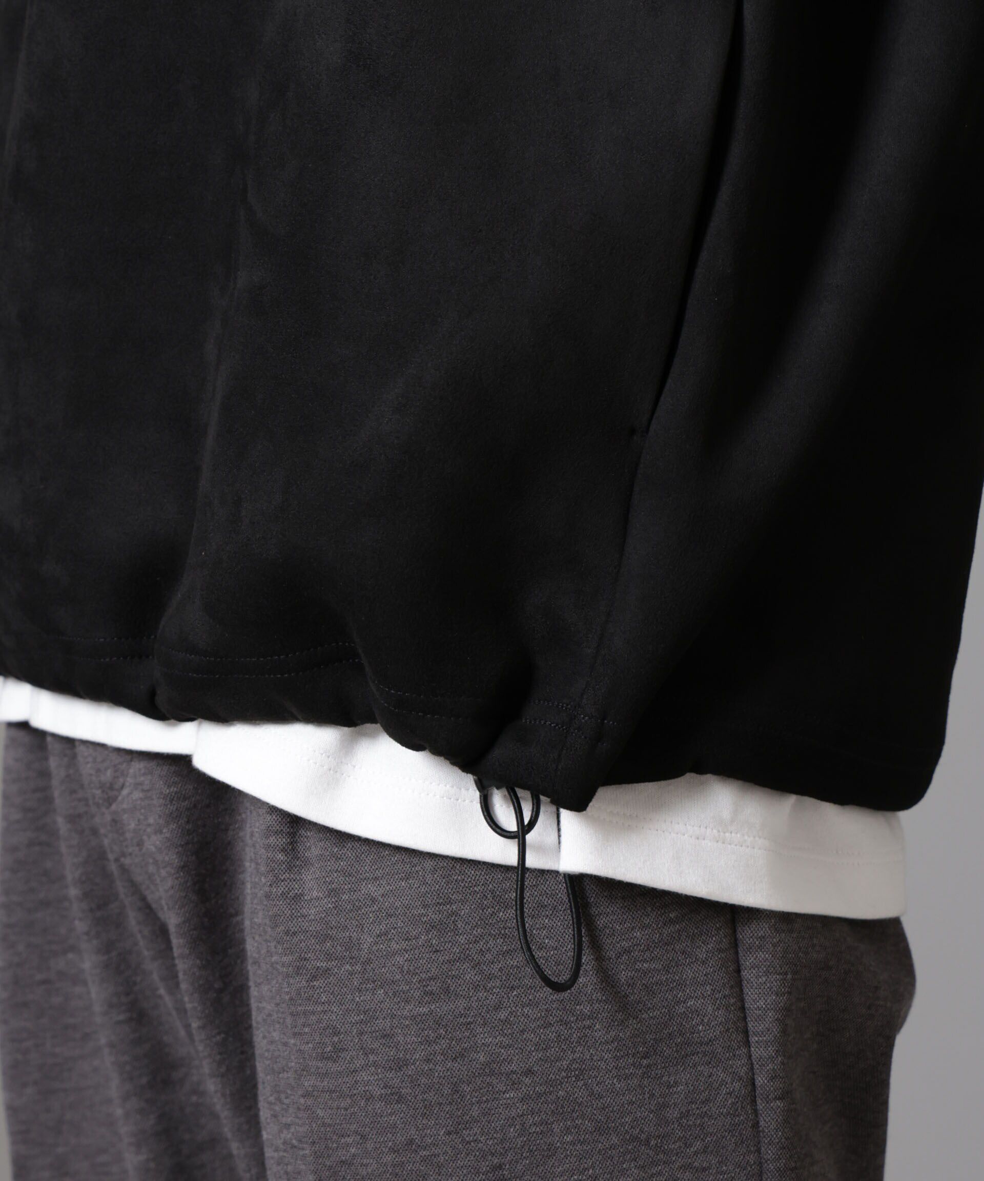 nano･universe「フェイクスエードプルオーバー 長袖」|Tシャツ・カットソー|