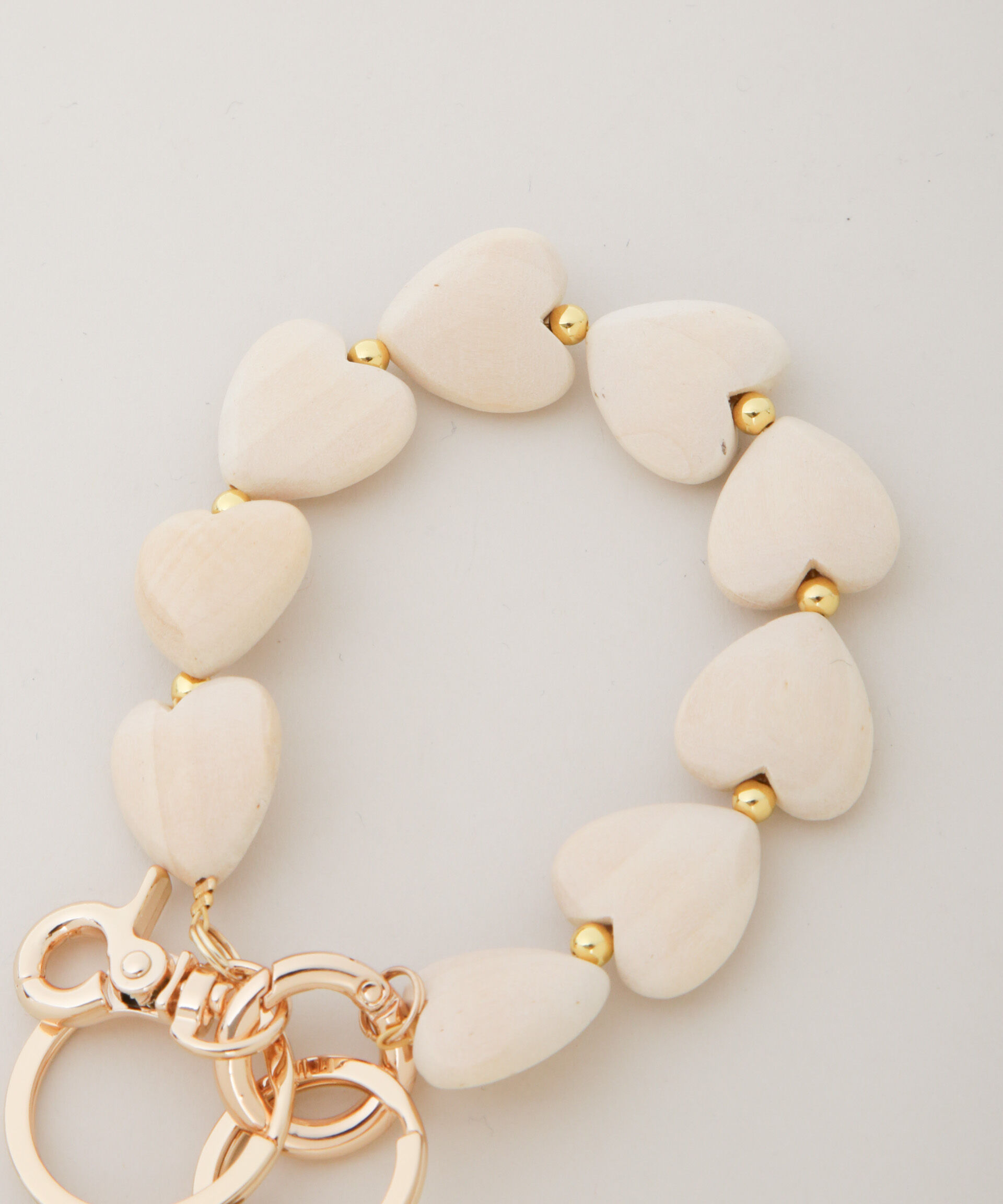 nano･universe「HASHIBAMI/ハート型ウッド ハンドストラップ」|その他|