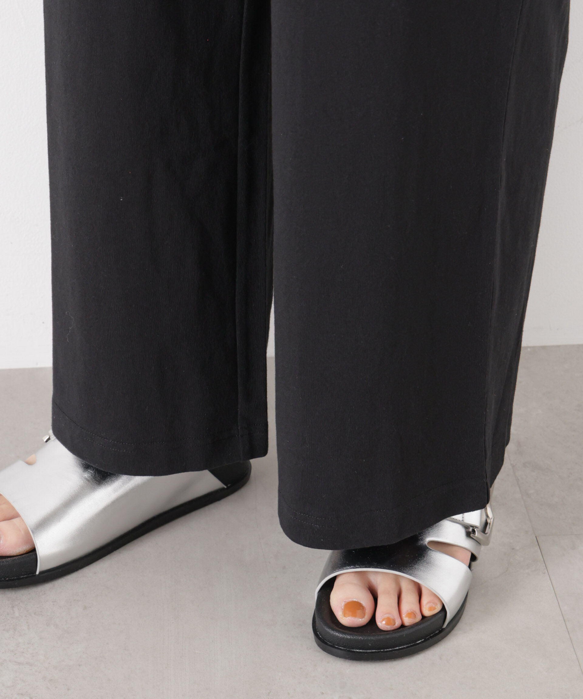 nano･universe「ポロサロペットカットパンツ」|チノ|