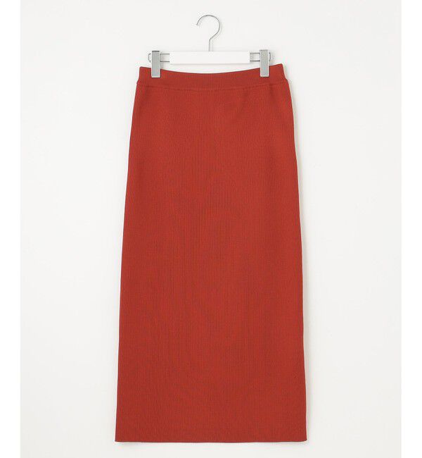 自由区「【洗える】リブストレッチタイト スカート」|スカート|