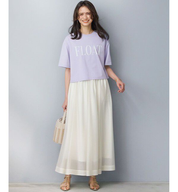 23区「【SLOW/一部店舗限定】エアリーフレア スカート」|スカート|