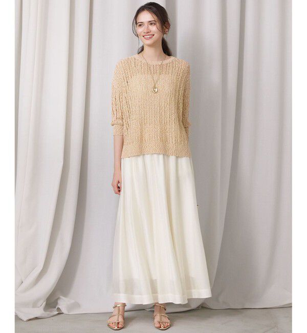 23区「【SLOW/一部店舗限定】エアリーフレア スカート」|スカート|