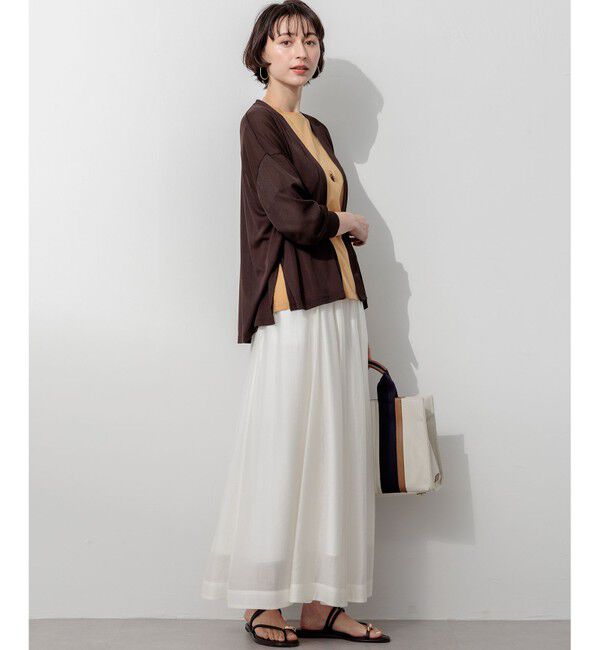 23区「【SLOW/一部店舗限定】エアリーフレア スカート」|スカート|