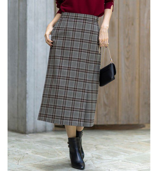 ANY SIS「ビューティサーモ2WAYストレッチチェック スカート」|スカート|ｸﾞﾚｰﾀｰ