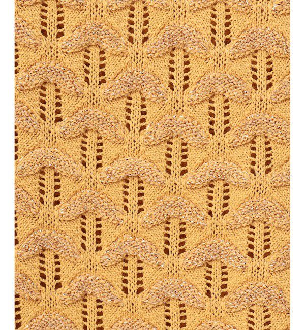 GRACE CONTINENTAL「ラメフリルニットトップ」|ニット・セーター|