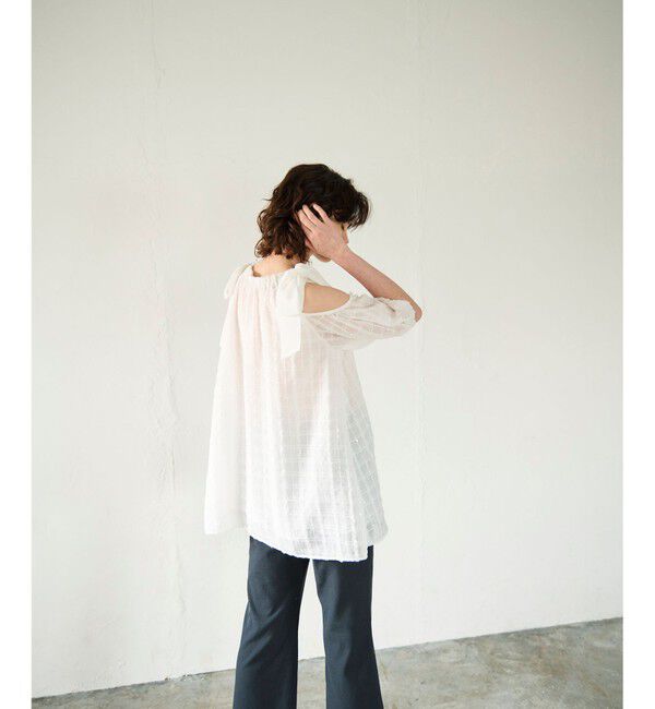 GRACE CONTINENTAL「チュールフリルフレアトップ」|その他|