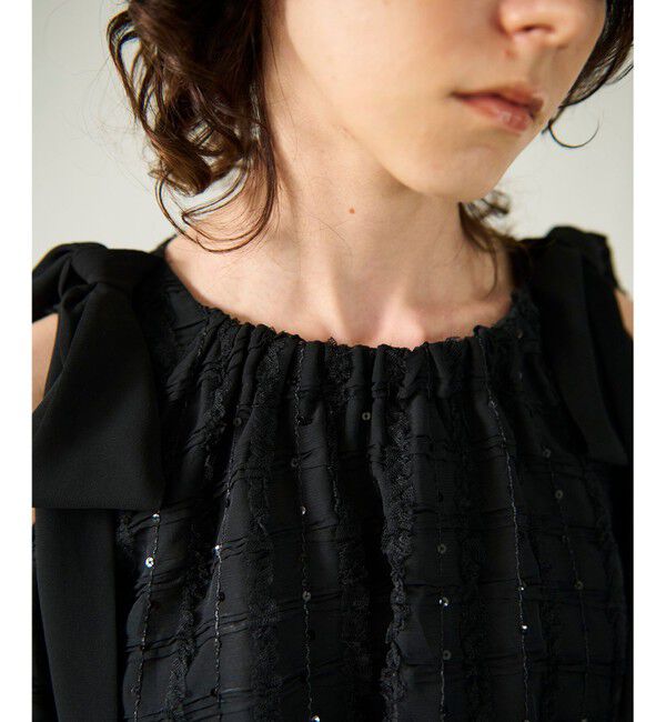 GRACE CONTINENTAL「チュールフリルフレアトップ」|その他|