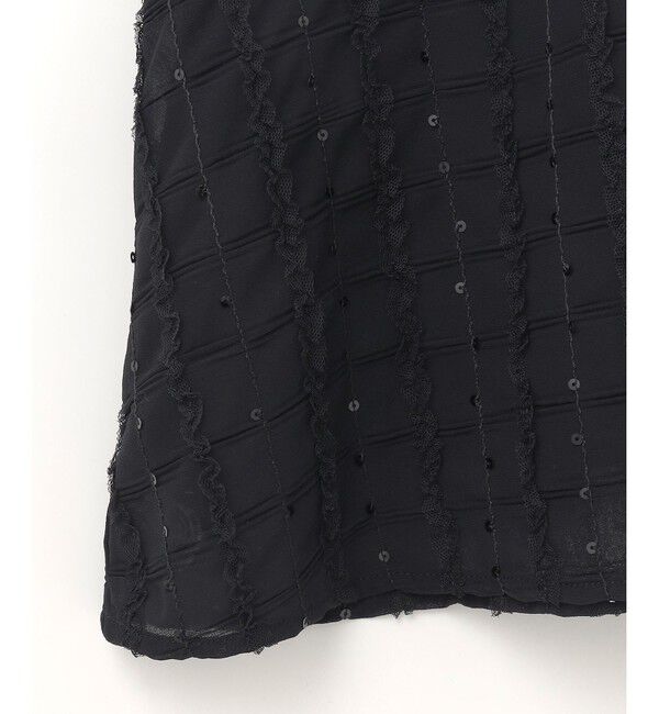 GRACE CONTINENTAL「チュールフリルフレアトップ」|その他|