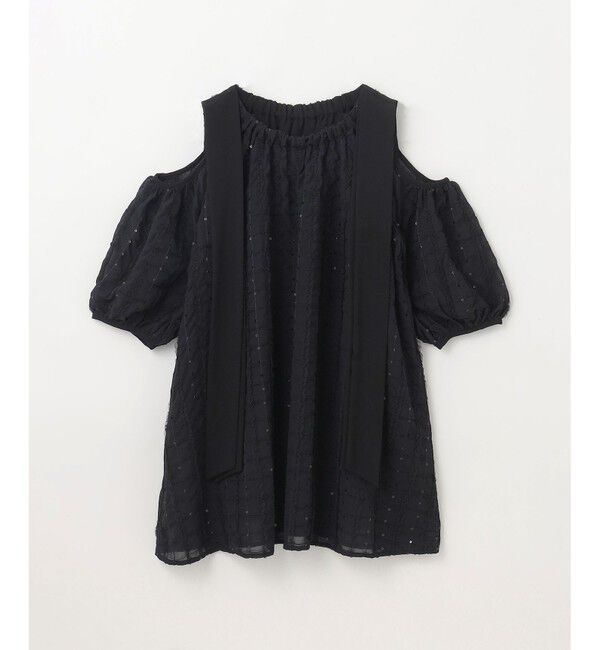 GRACE CONTINENTAL「チュールフリルフレアトップ」|その他|