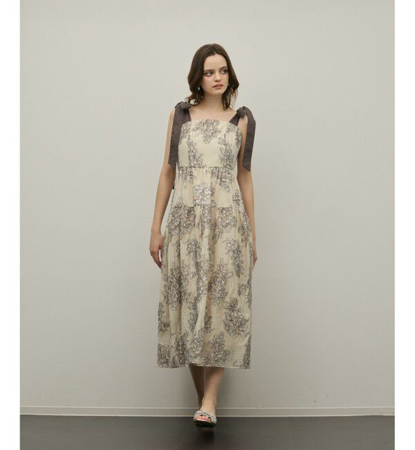 GRACE CONTINENTAL「シアージャガードティアードワンピース」|ワンピース|