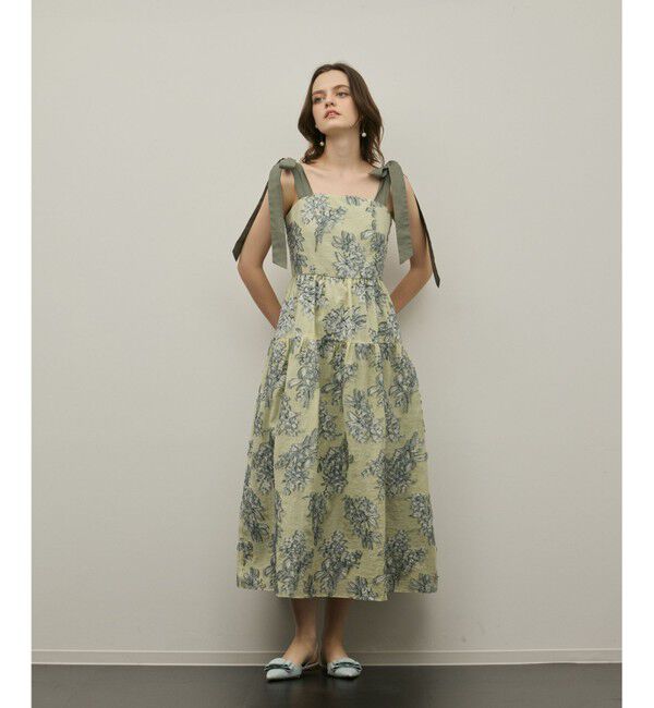 GRACE CONTINENTAL「シアージャガードティアードワンピース」|ワンピース|