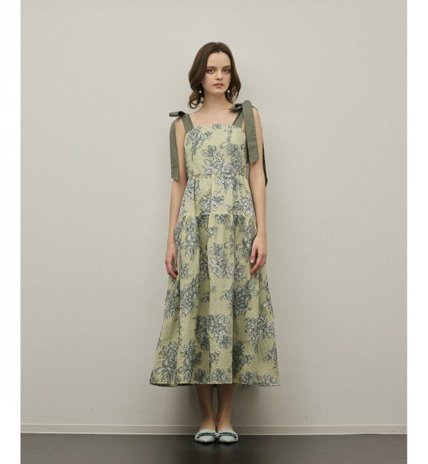 GRACE CONTINENTAL「シアージャガードティアードワンピース」|ワンピース|