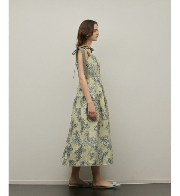 GRACE CONTINENTAL「シアージャガードティアードワンピース」|ワンピース|