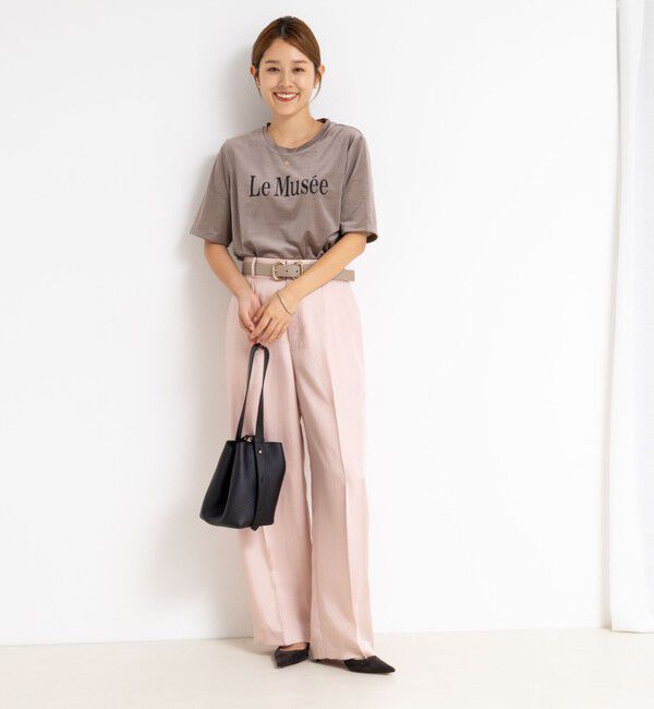 NOLLEY'S「ウォッシャブルサテンワイドパンツ」|その他|