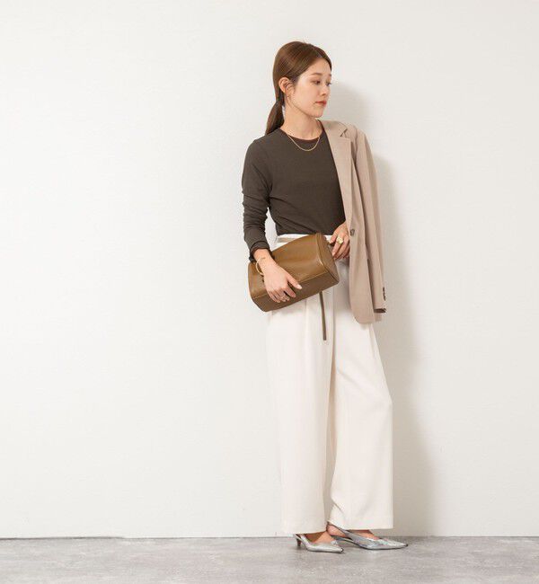 NOLLEY'S「ウォッシャブルシアーフライスロンT」|Tシャツ・カットソー|