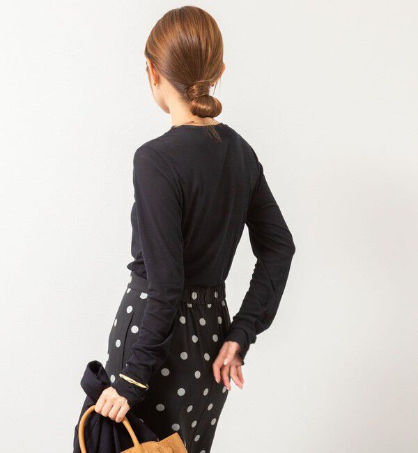 NOLLEY'S「ウォッシャブルシアーフライスロンT」|Tシャツ・カットソー|