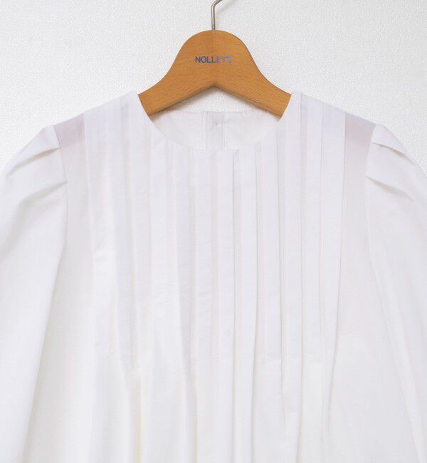 NOLLEY'S「ウォッシャブルタックフレアーブラウス」|シャツ・ブラウス|