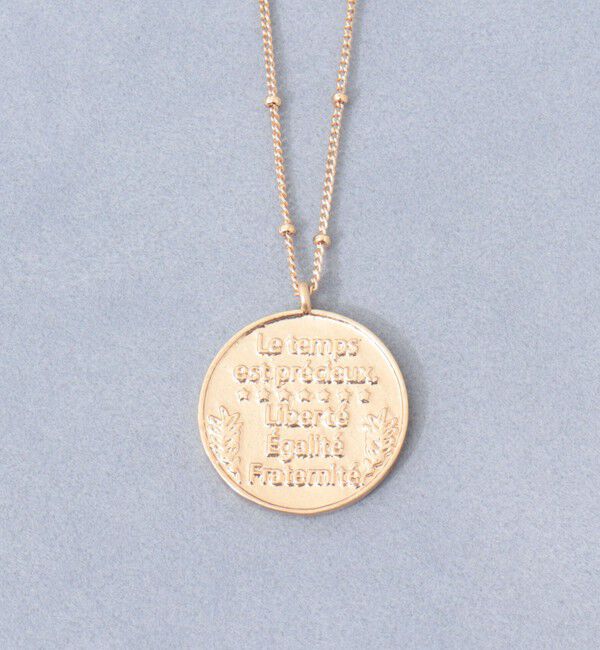 grace grace「【grace grace/グラスグラス】マリアンヌコインネックレス」|ネックレス|