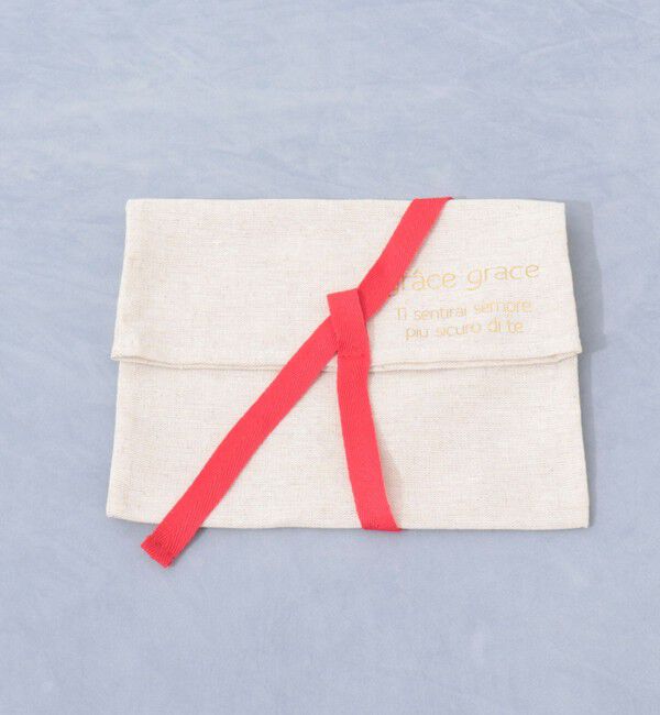 grace grace「【grace grace/グラスグラス】パデッドキンチャクポーチ」|ポーチ|