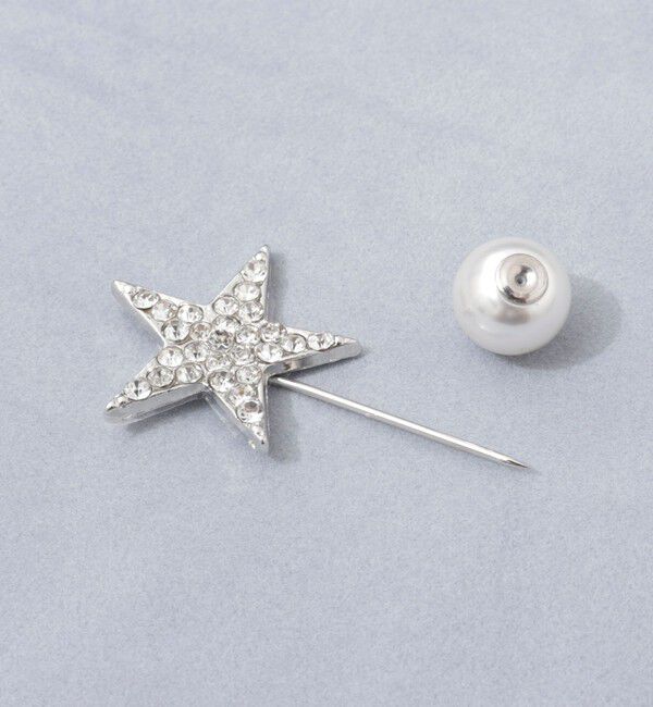 grace grace「【grace grace/グラスグラス】スターパヴェプッシュピン」|ブローチ・コサージュ|