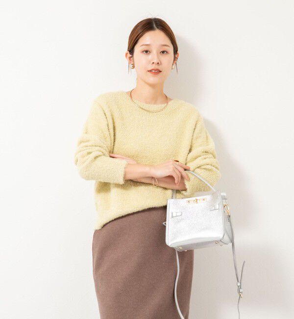 NOLLEY'S「《手洗い可能》ラメシャギープルオーバー」|ニット・セーター|