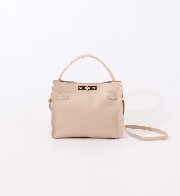 NOLLEY'S「HINERI ソフトレザーバッグM」|トートバッグ|ベージュ