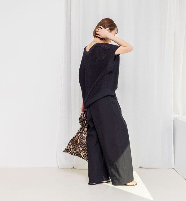 NOLLEY'S「【一部WEB限定サイズ】ウォッシャブル撥水ワイドラップパンツ」|その他|