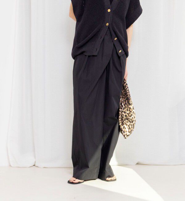 NOLLEY'S「【一部WEB限定サイズ】ウォッシャブル撥水ワイドラップパンツ」|その他|