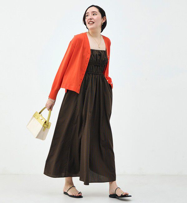 NOLLEY'S「【一部WEB限定カラー】《手洗い可能》エアリータッチゆったりVネックカーディガン」|カーディガン|