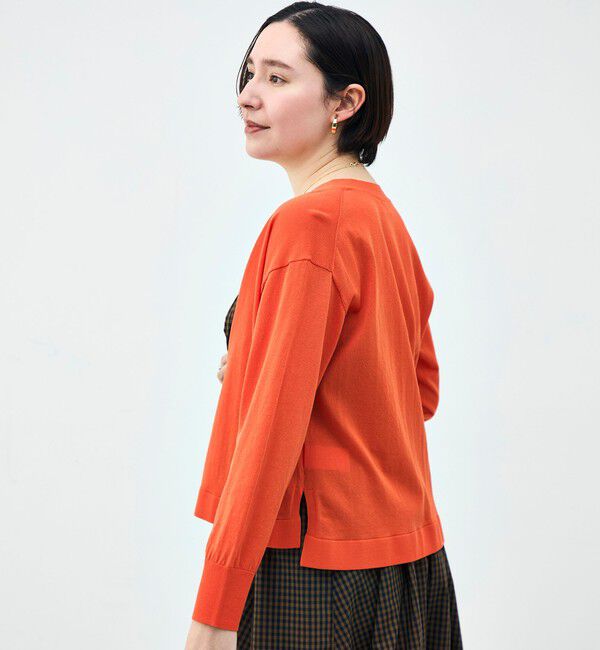 NOLLEY'S「【一部WEB限定カラー】《手洗い可能》エアリータッチゆったりVネックカーディガン」|カーディガン|