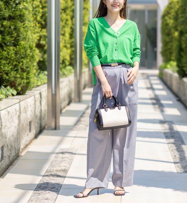 NOLLEY'S「【一部WEB限定カラー】《手洗い可能》エアリータッチゆったりVネックカーディガン」|カーディガン|