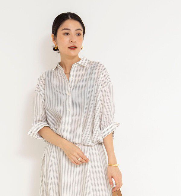 NOLLEY'S「ウォッシャブルドロストシャツ」|シャツ・ブラウス|