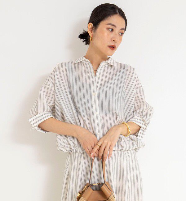 NOLLEY'S「ウォッシャブルドロストシャツ」|シャツ・ブラウス|