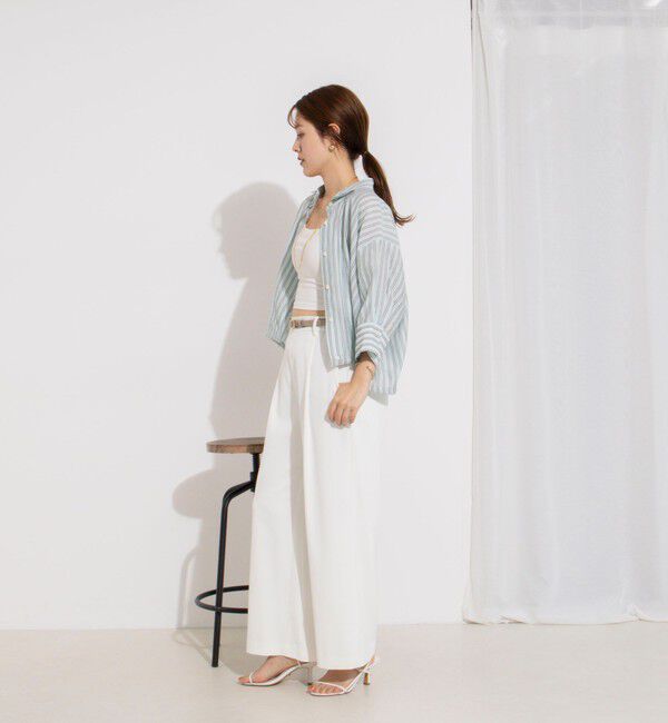 NOLLEY'S「ウォッシャブルドロストシャツ」|シャツ・ブラウス|